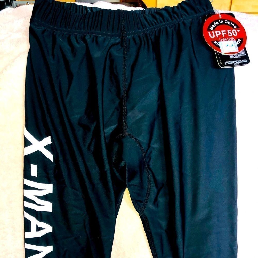 NWT Boys Medium X-Manta Dive & Swim Long Trunks